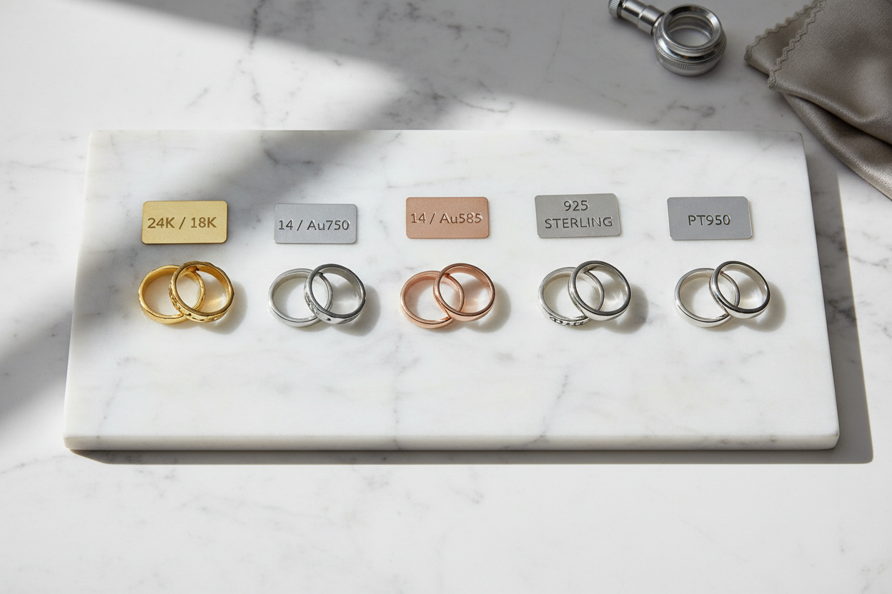 The Complete Guide to Jewelry Metals: Gold Karats, Sterling Silver, Platinum & More Explained