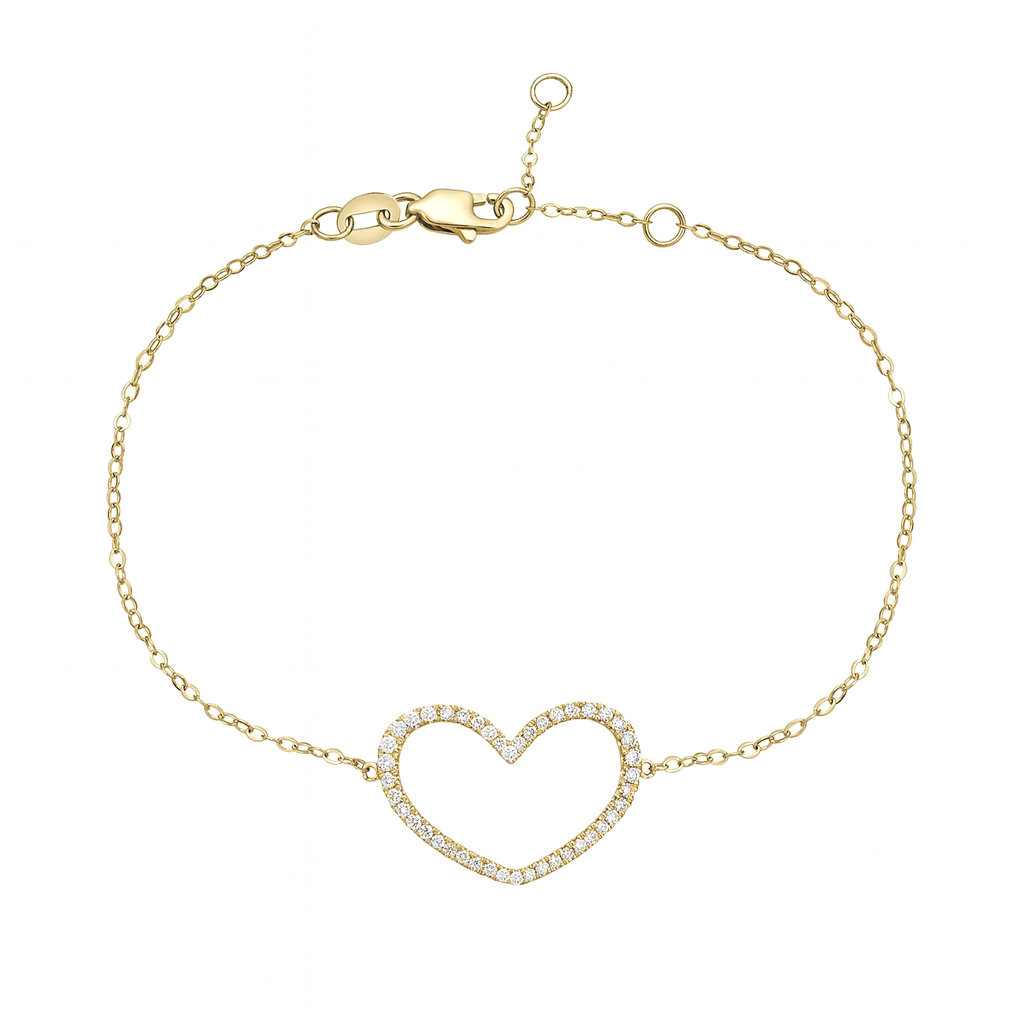 14K Yellow Gold Diamond Bracelet, 0.27ct