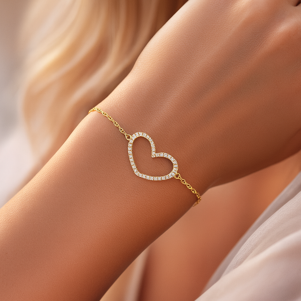 14K Yellow Gold Diamond Bracelet, 0.27ct