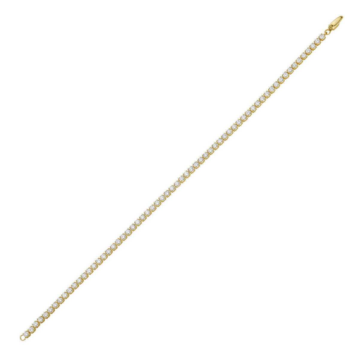 14K Yellow Gold Diamond Bracelet, 2.39ct