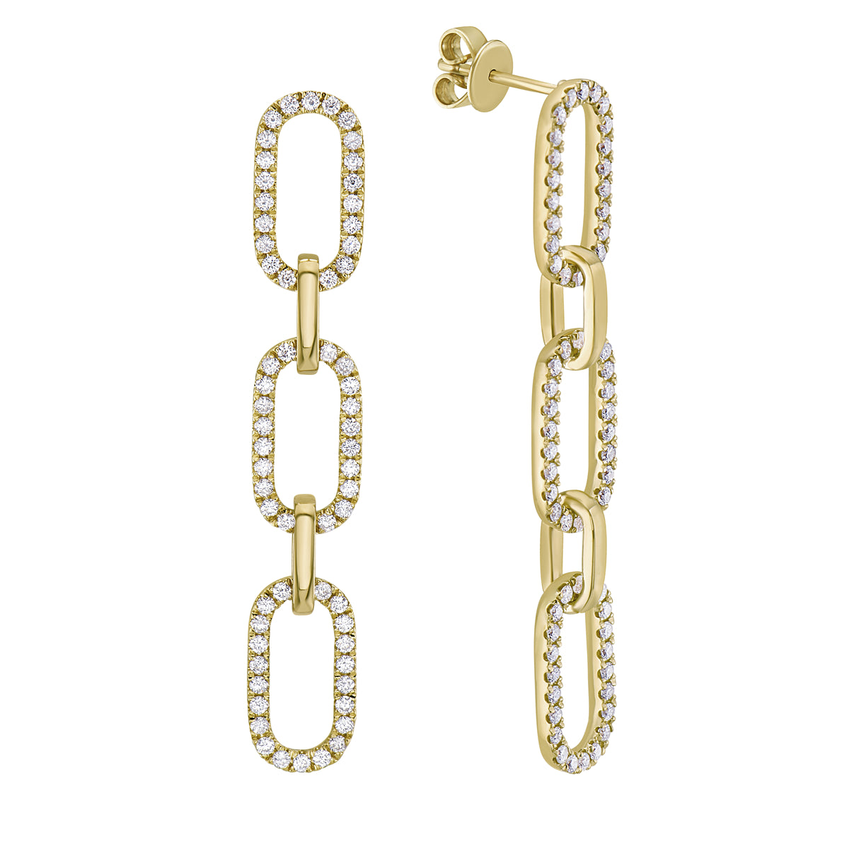 Paperclip Dangle Earring