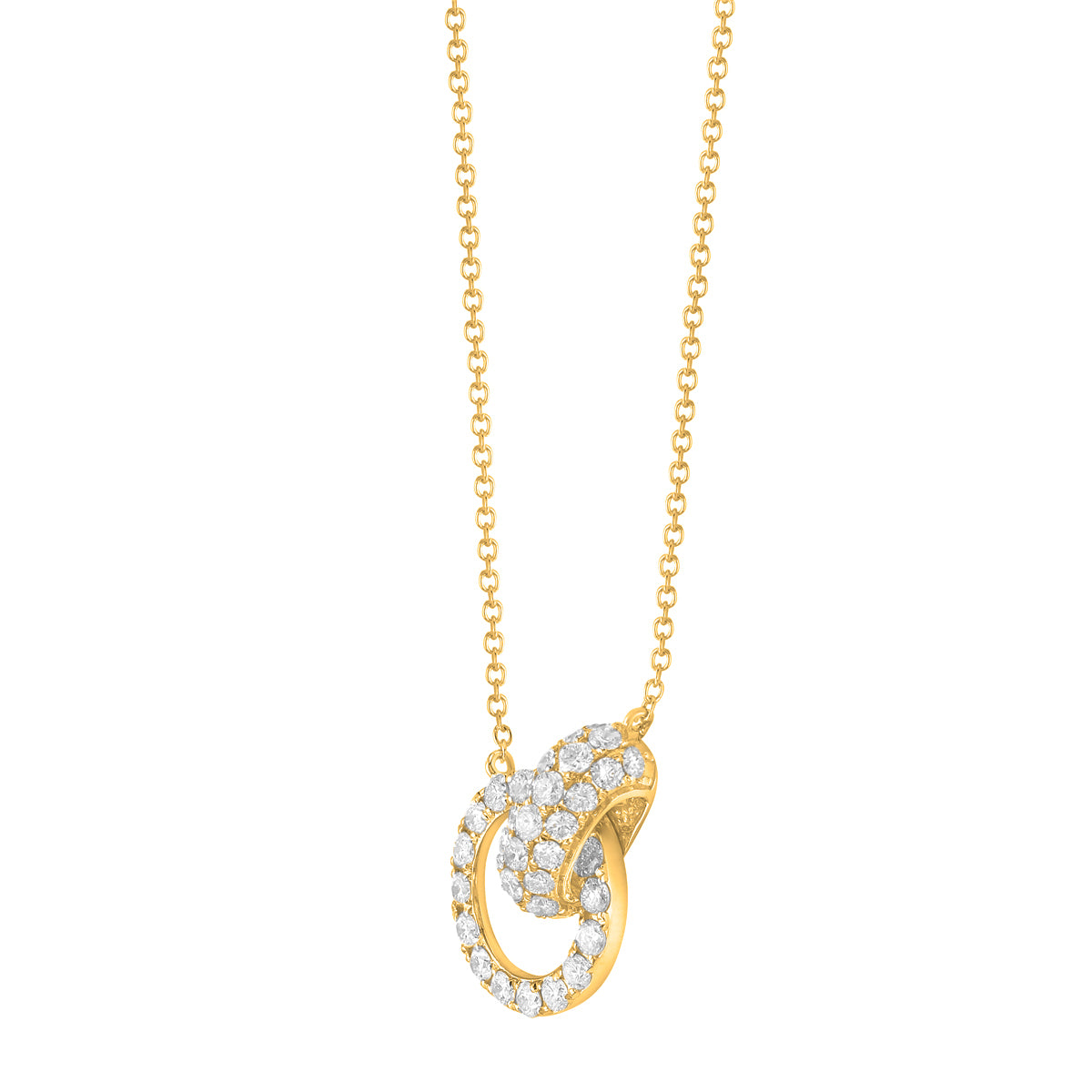 14K Yellow Gold Necklace, 0.71ct