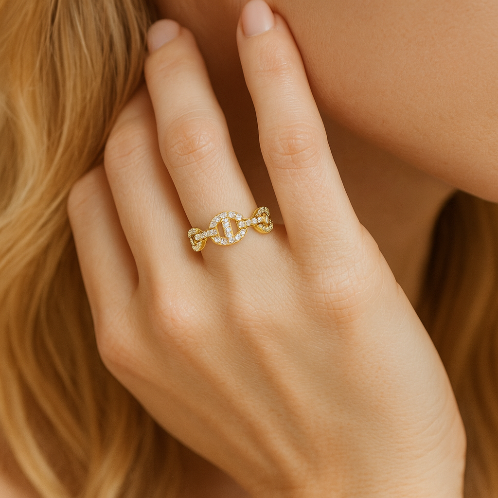 14K Yellow Gold Diamond Ring, 0.28ct