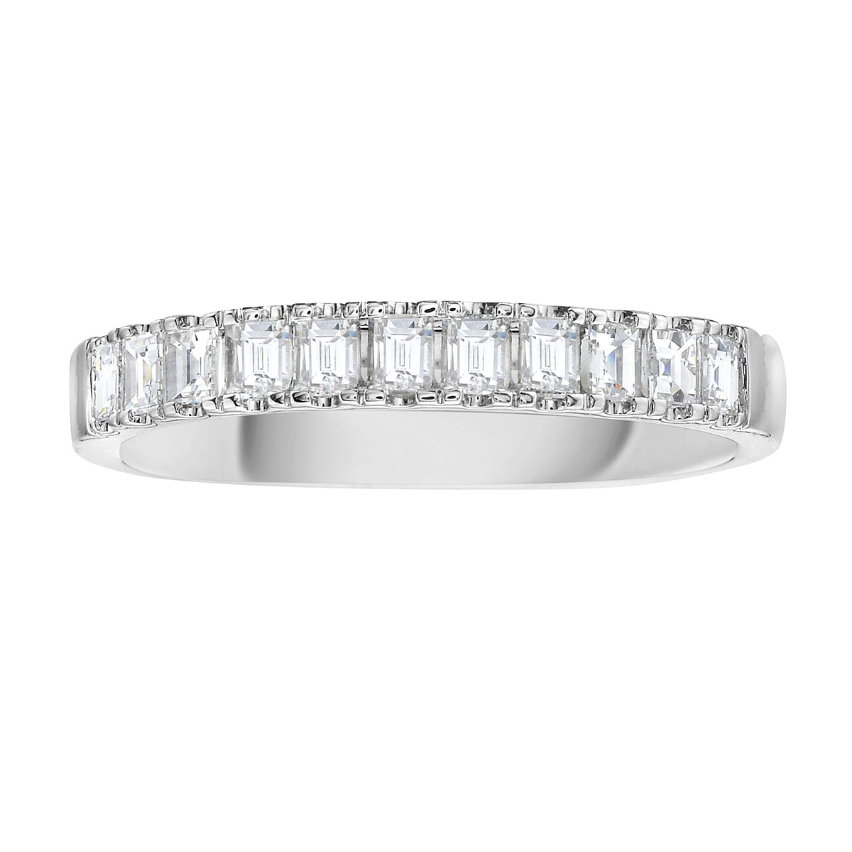 14K White Gold Diamond Ring, 0.56ct