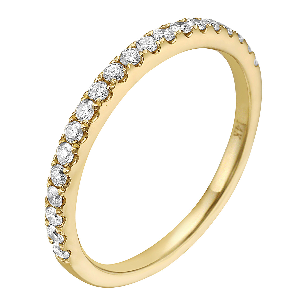 14K Yellow Gold Diamond Ring, 0.28ct