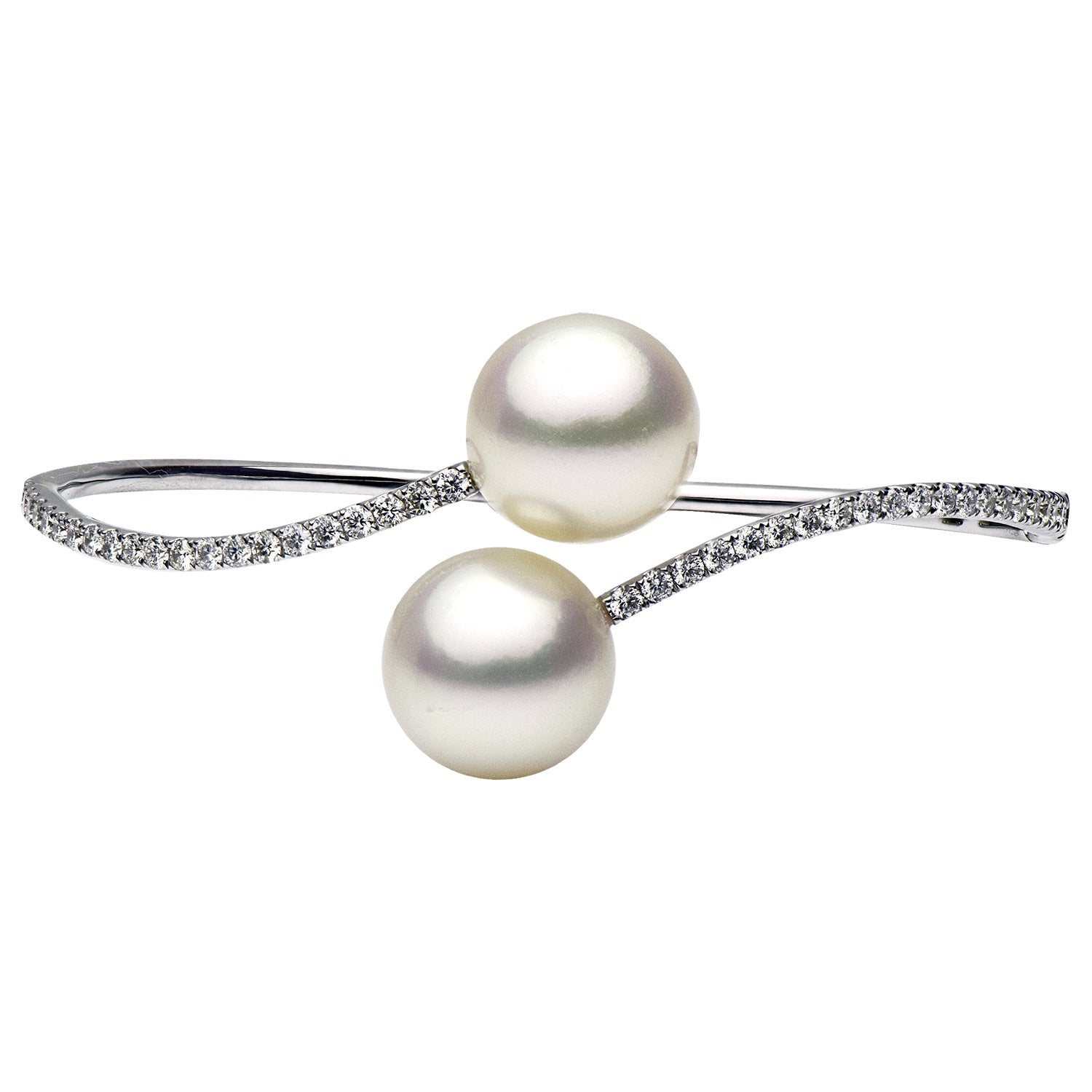 18KW White South Sea Pearl Bracelet, 12-13mm