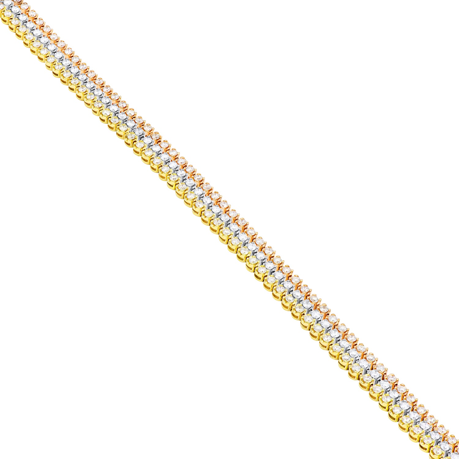 18K Rose Gold Diamond Bracelet, 1.05ct