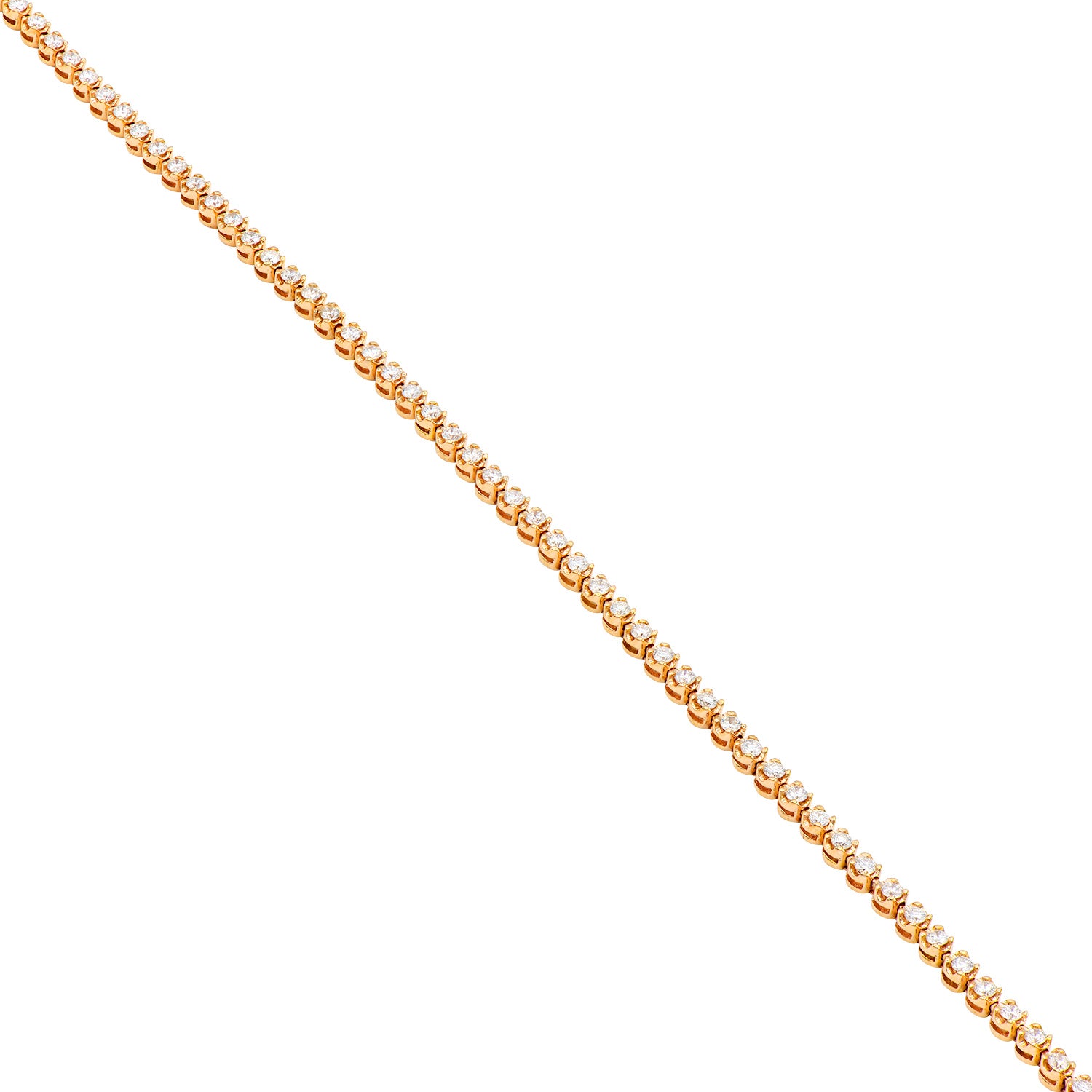 18K Rose Gold Diamond Bracelet, 1.05ct