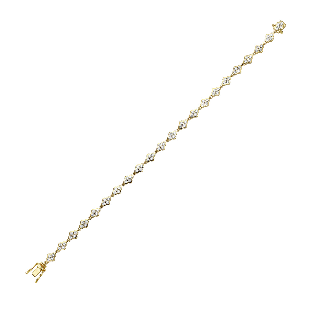 18K Yellow Gold Diamond Bracelet, 1.83ct