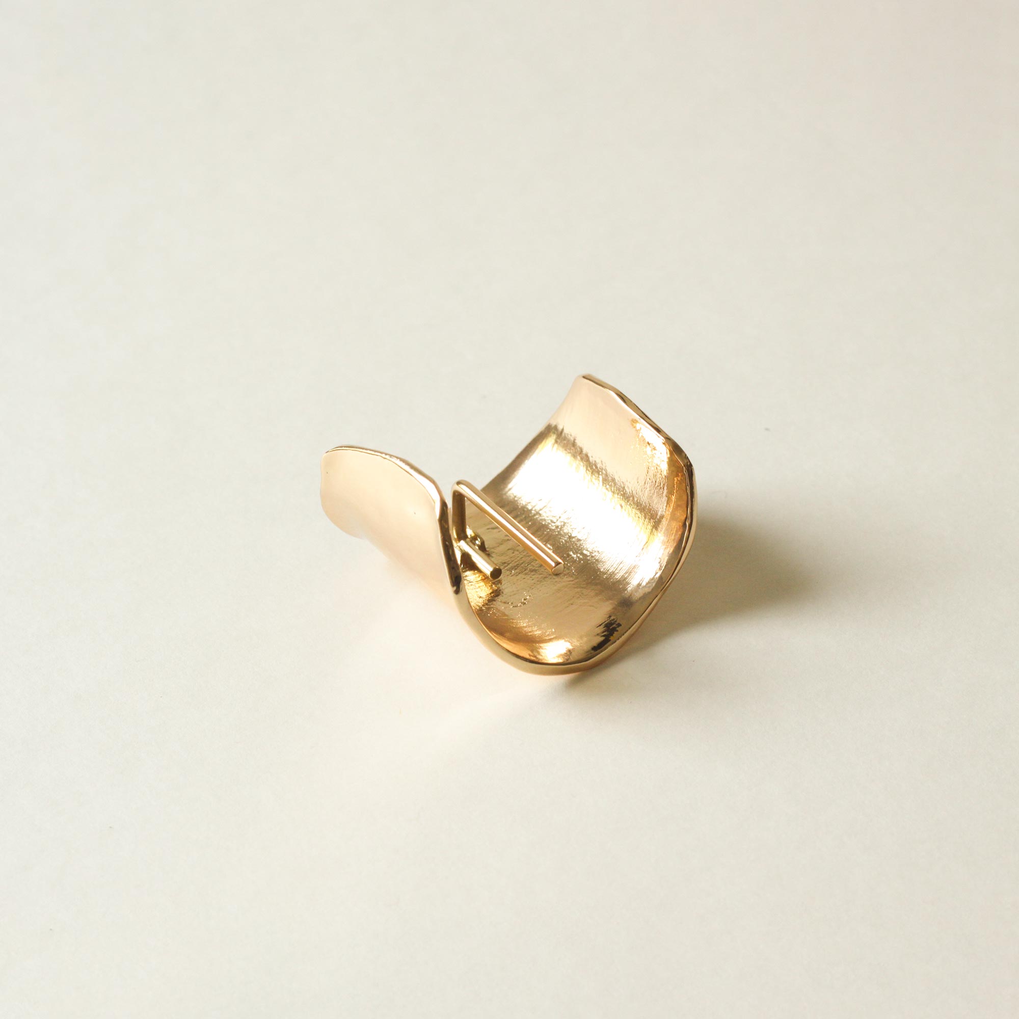 Metal Hair Ponytail Cuff Stick | Gold