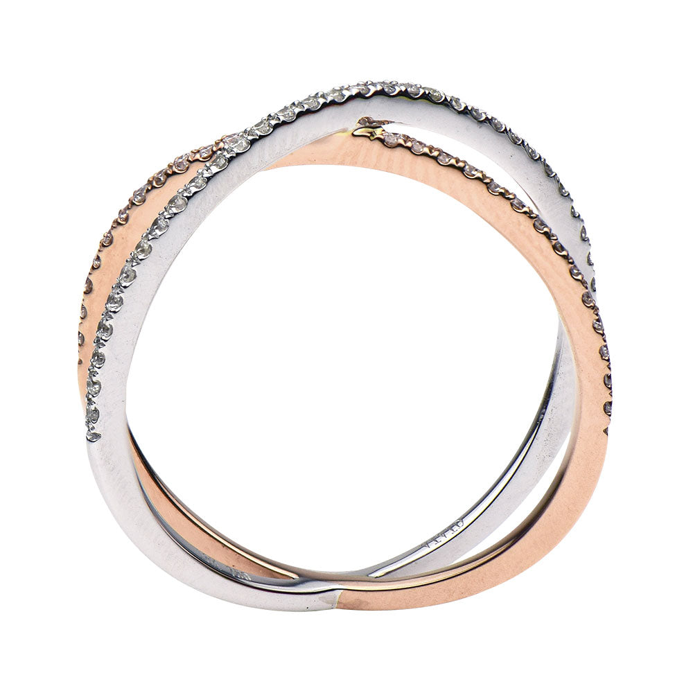 X Ring White and Rose- Large
