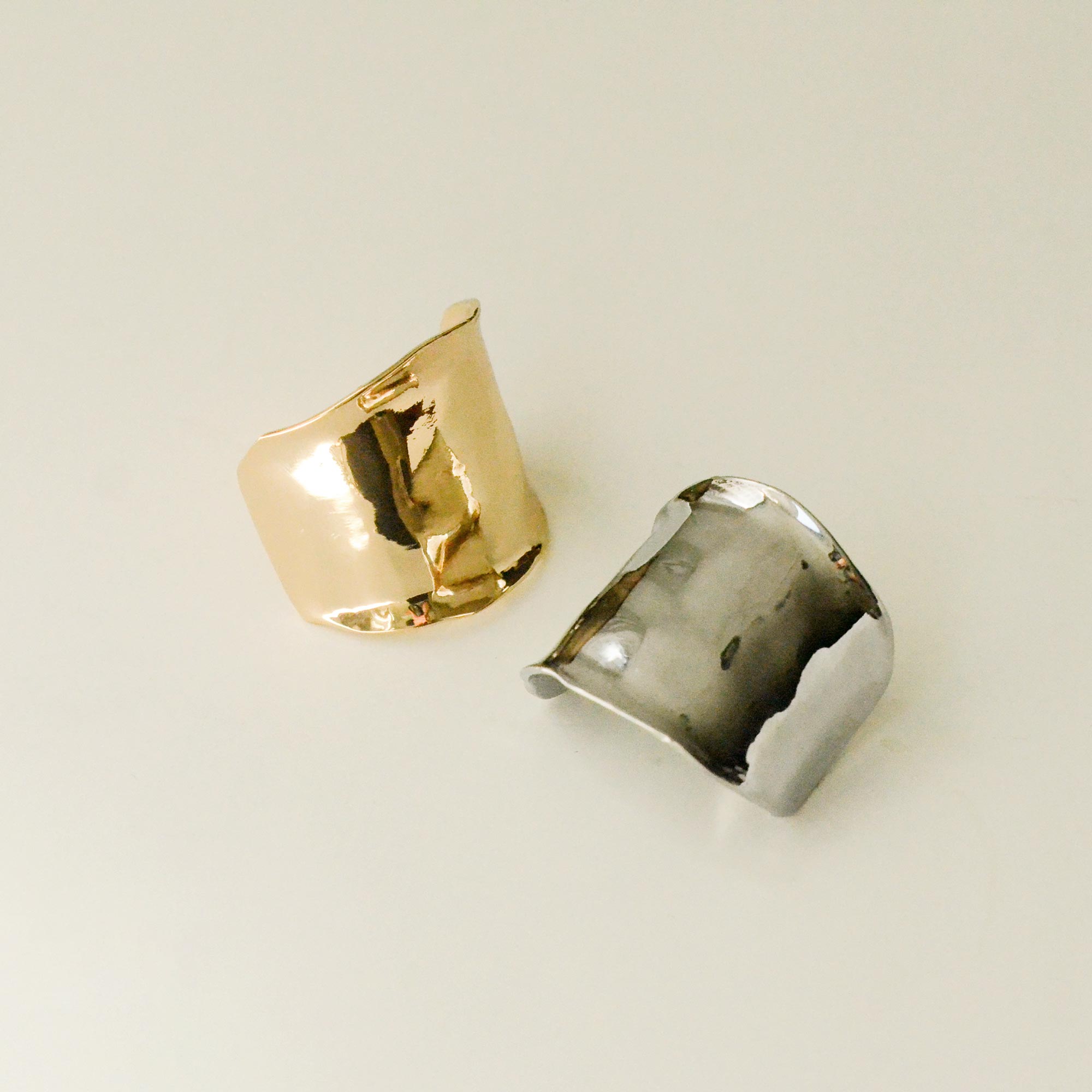 Metal Hair Ponytail Cuff Stick | Gold