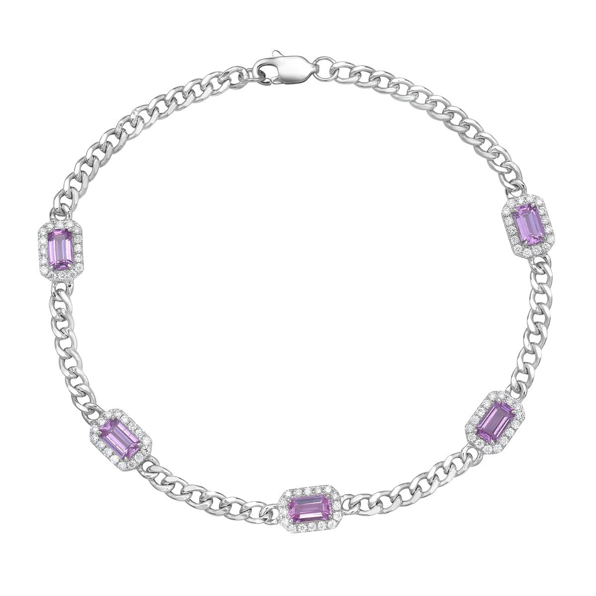 Pink Sapphire Bracelets