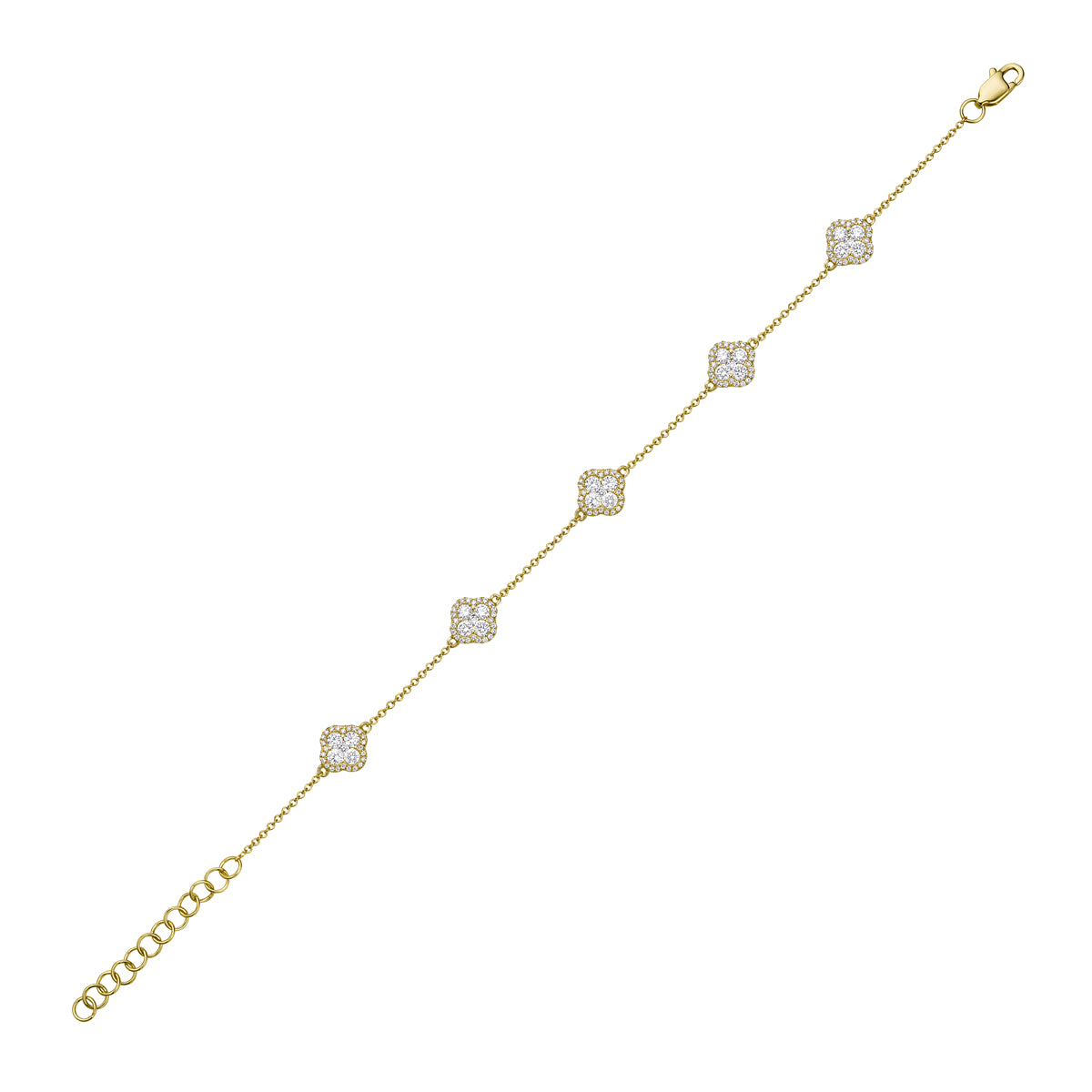 Clover Bracelet - Yellow Gold