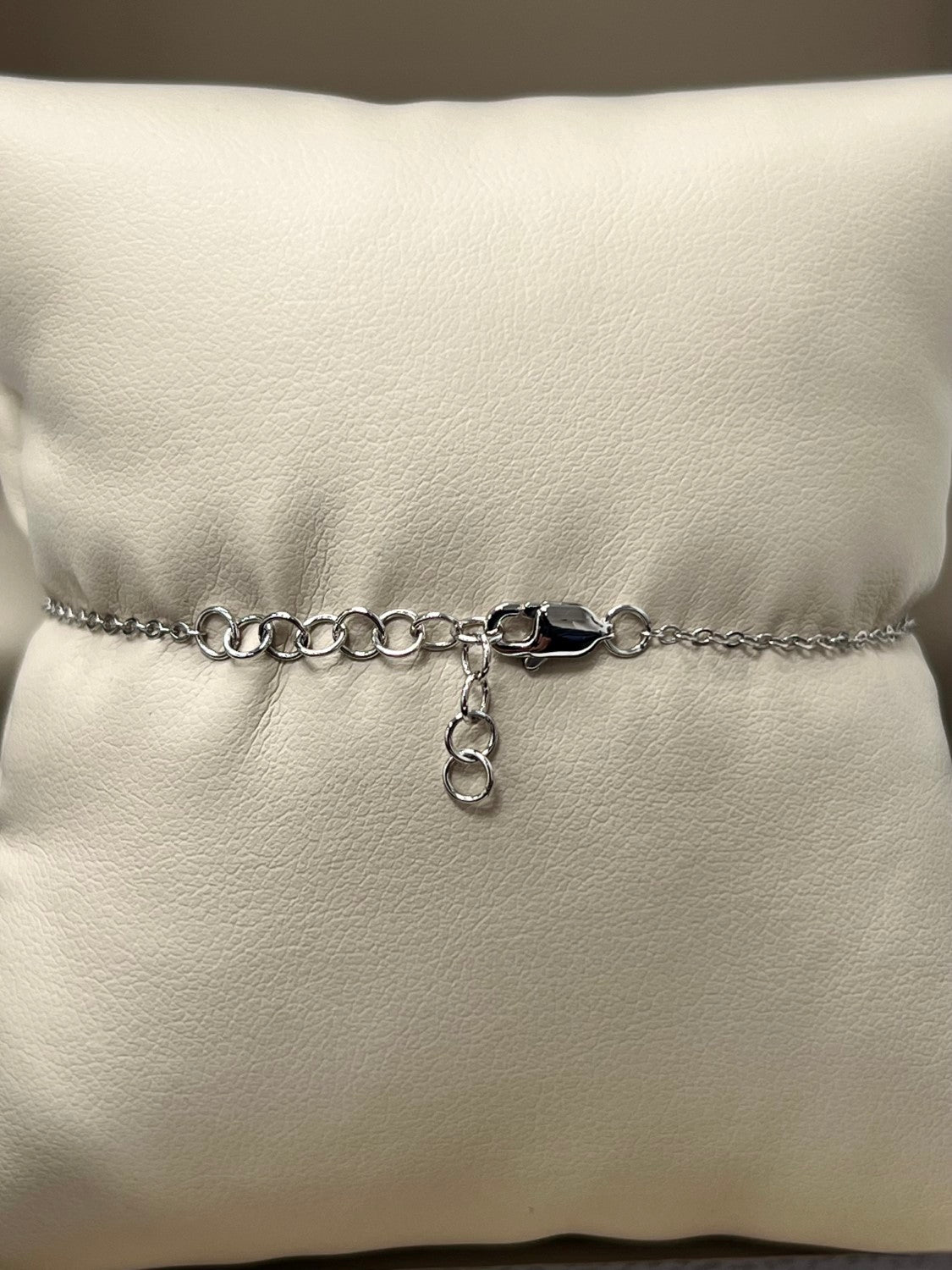 14K White Gold Diamond Paperclip Bracelet, 0.41ct