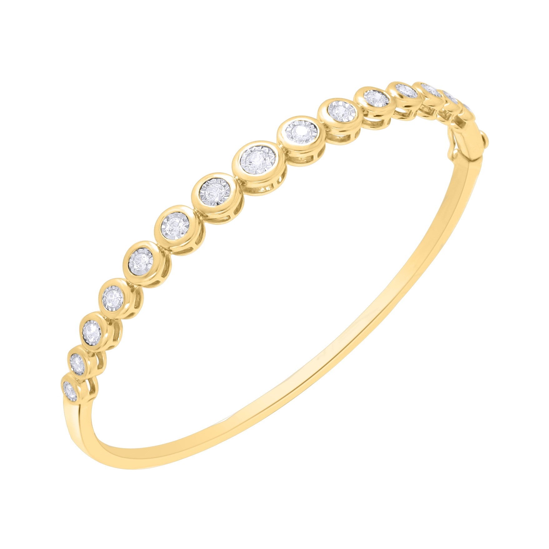 14K Yellow Gold Diamond Bracelet
