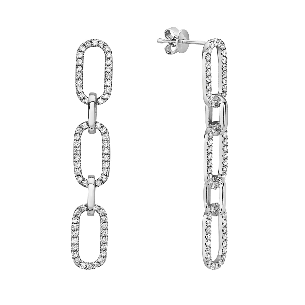 Paperclip Dangle Earring