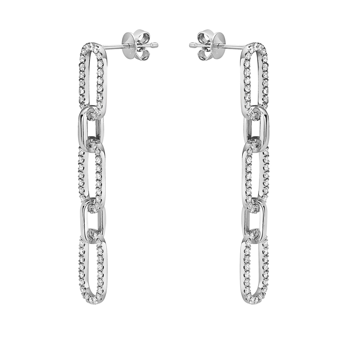 Paperclip Dangle Earring