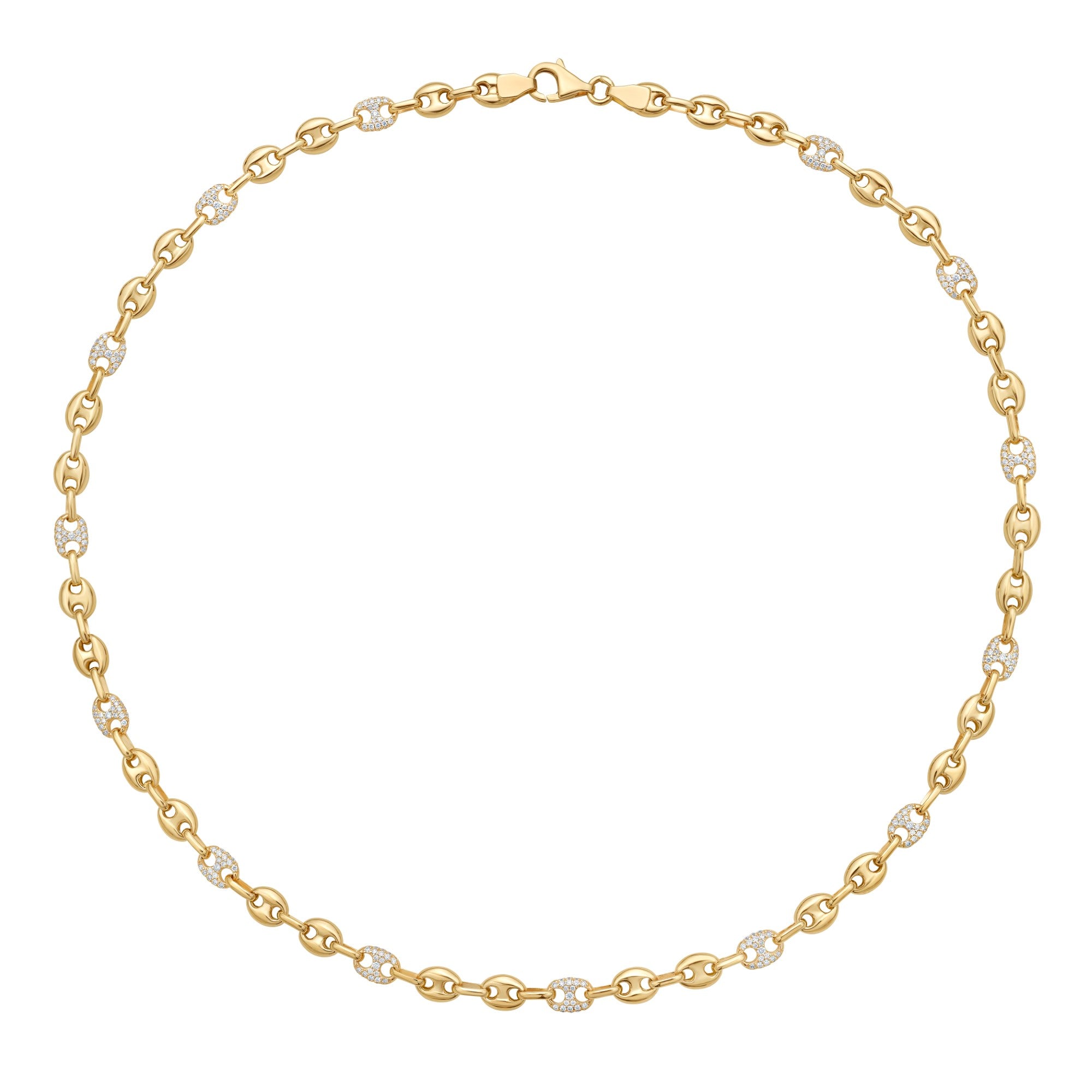 14K Yellow Gold Necklace, 1.74ct