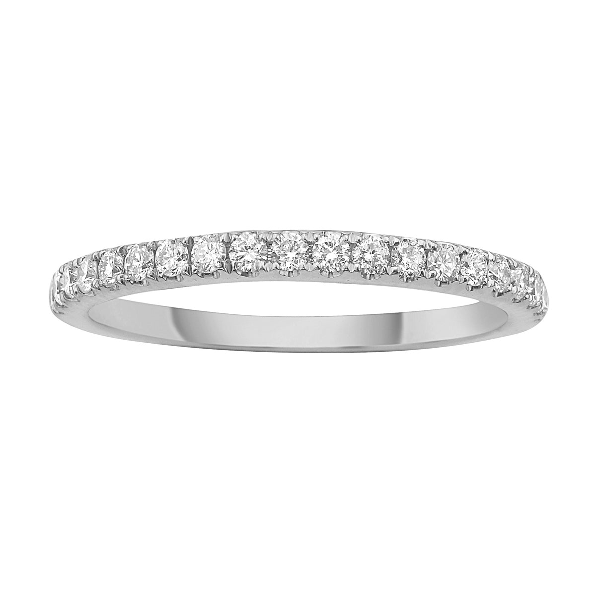 14K White Gold Diamond Ring, 0.28ct