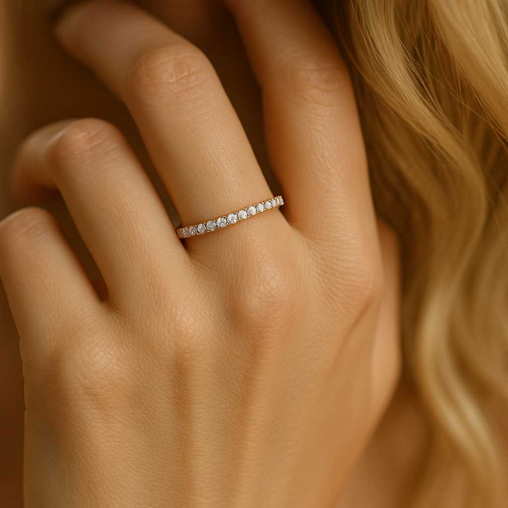 14K White Gold Diamond Ring, 0.28ct