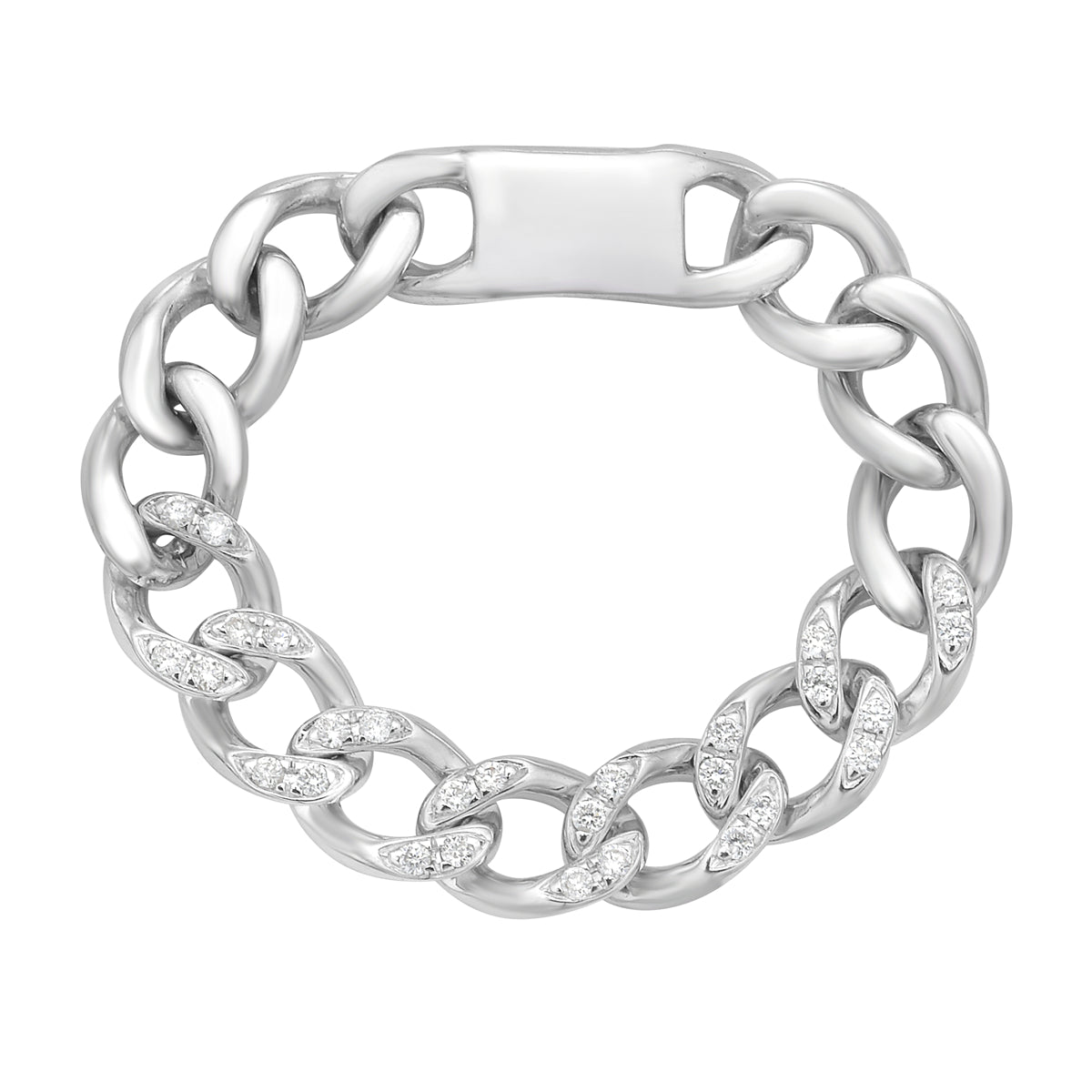 14K White Gold Diamond Ring, 0.10ct