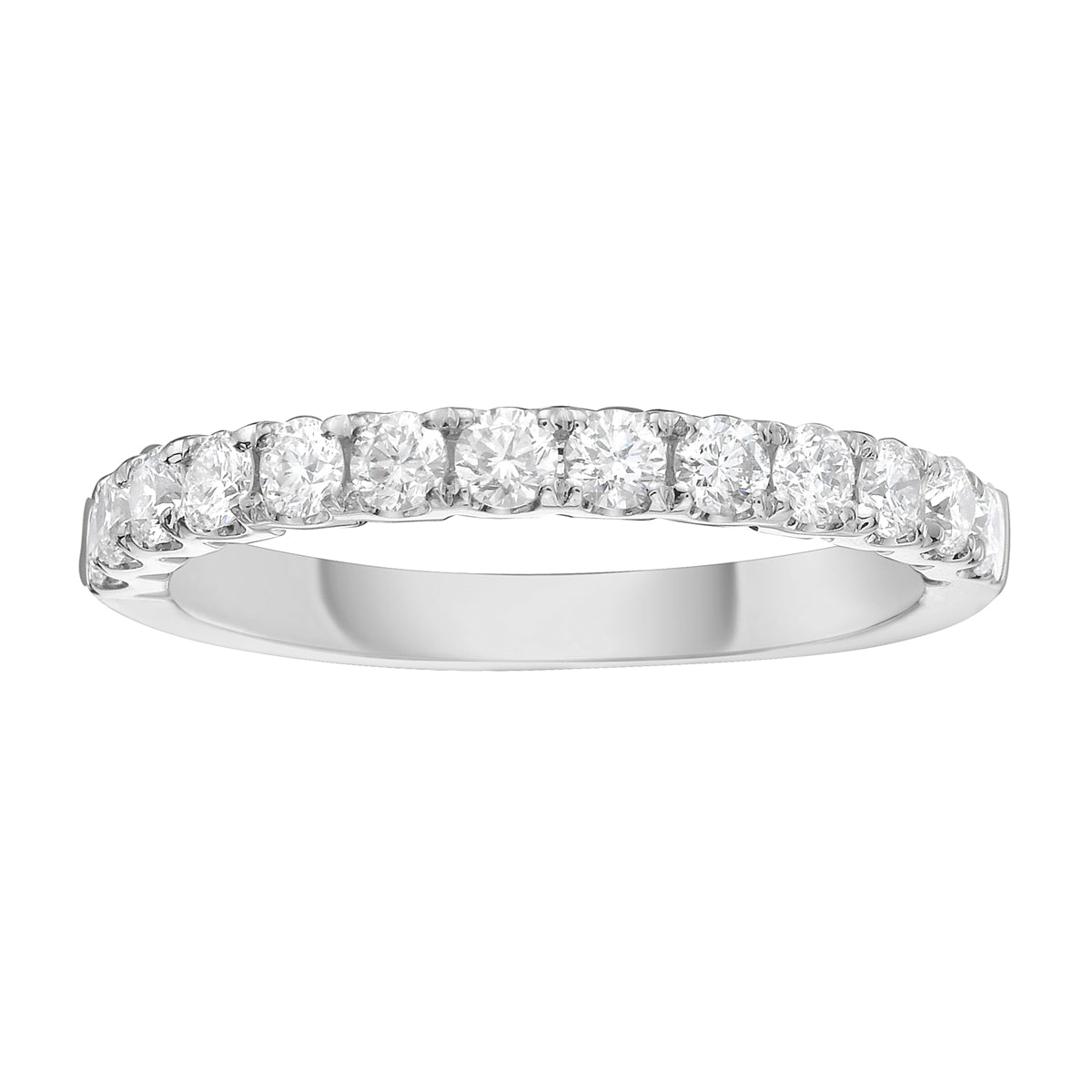 14K White Gold Diamond Ring, 0.56ct