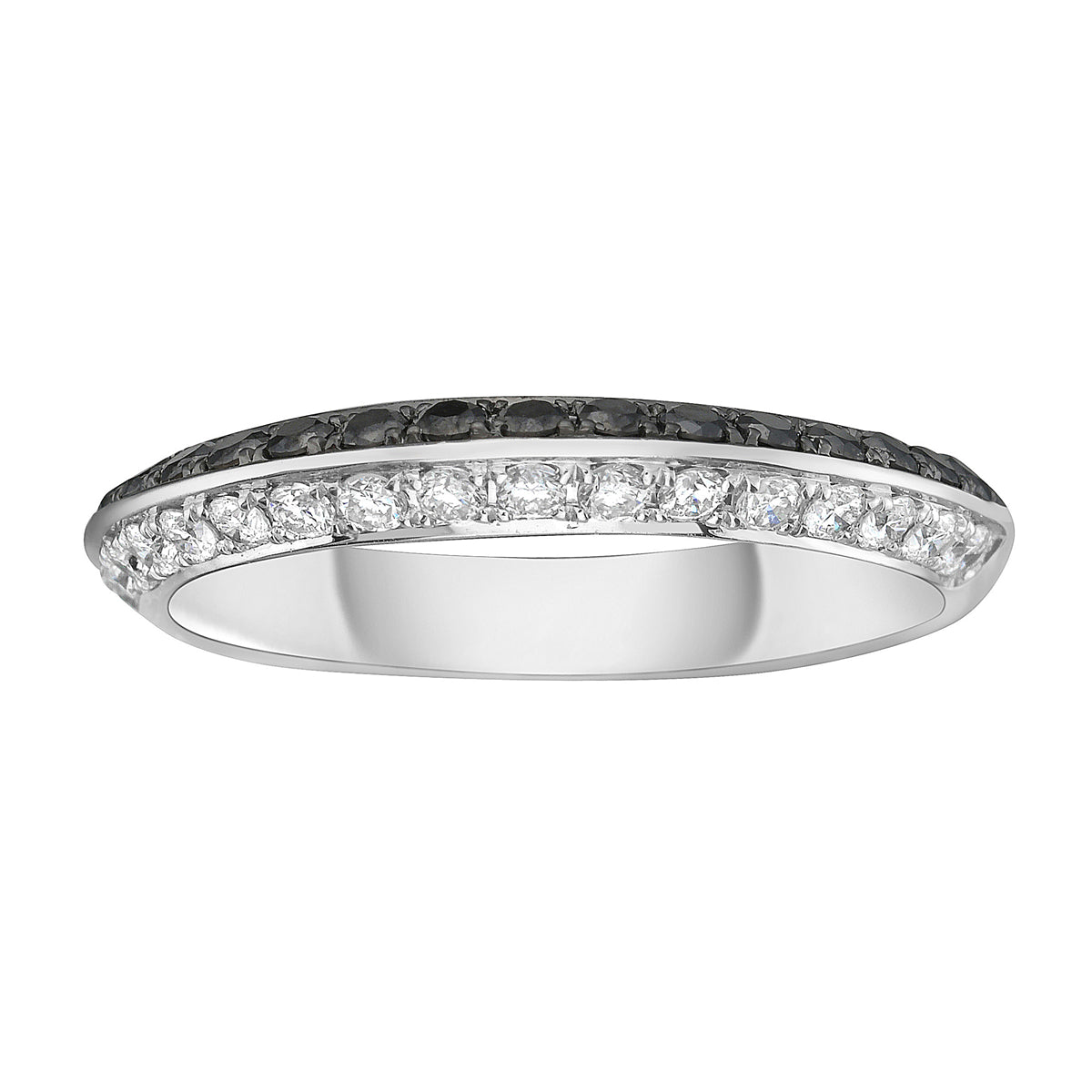 14K White Gold Diamond Ring, 0.56ct