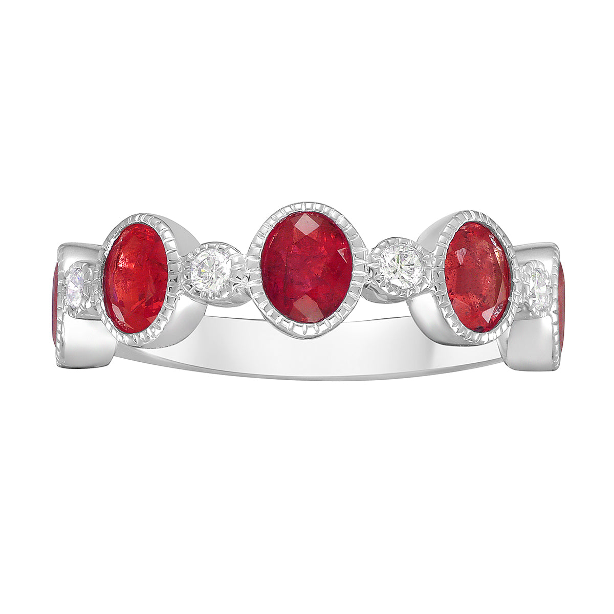 14K White Gold Ruby Ring, 1.44ct