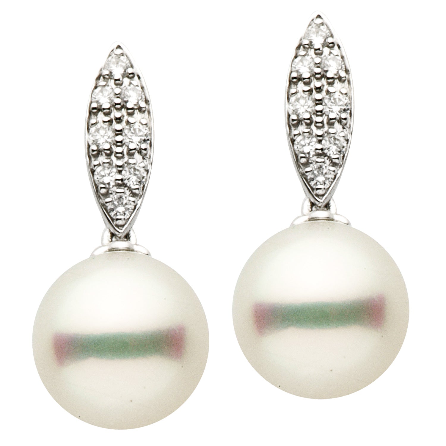 Illusion Marquee Pearl Earrings
