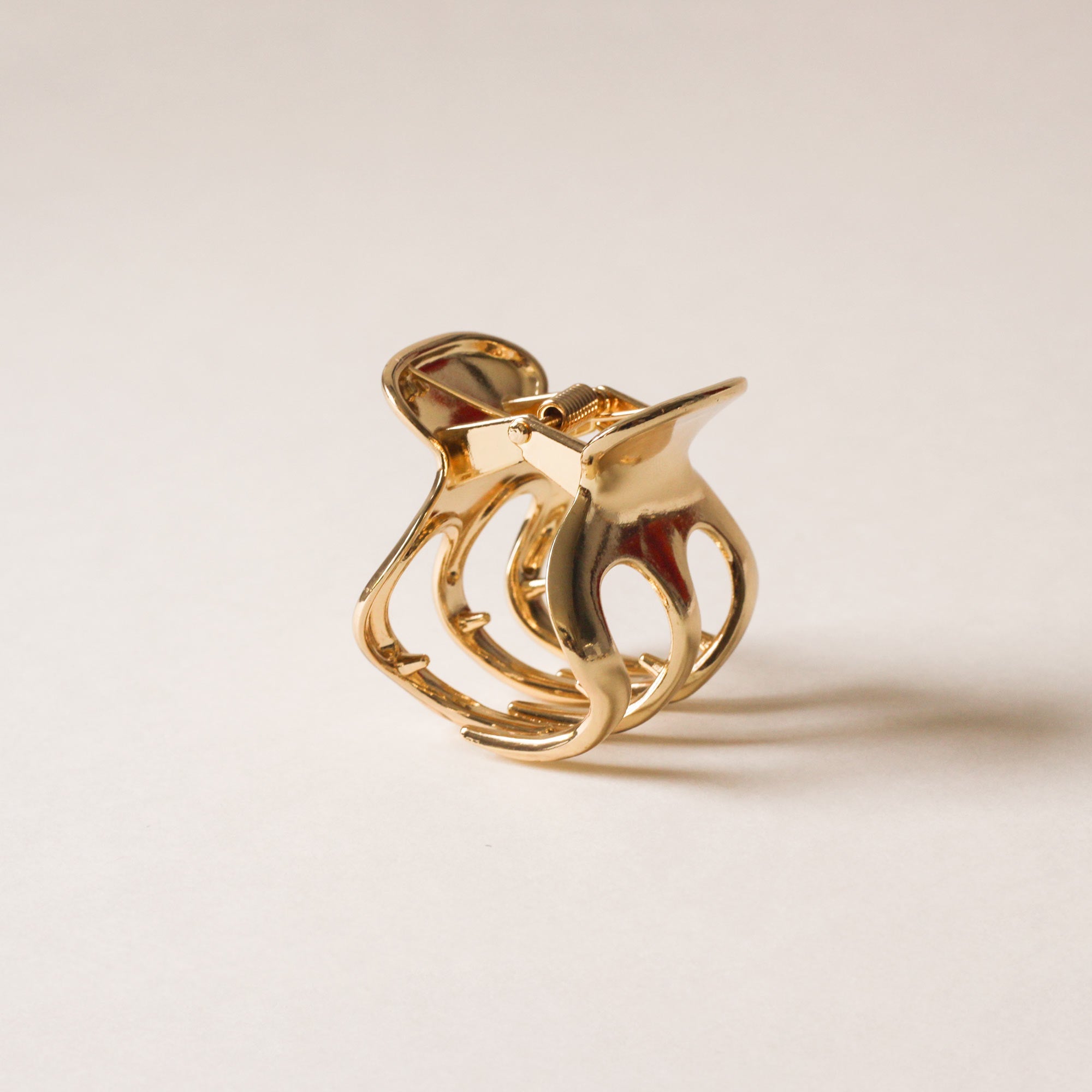 Metal Hair Claw Clip | Gold