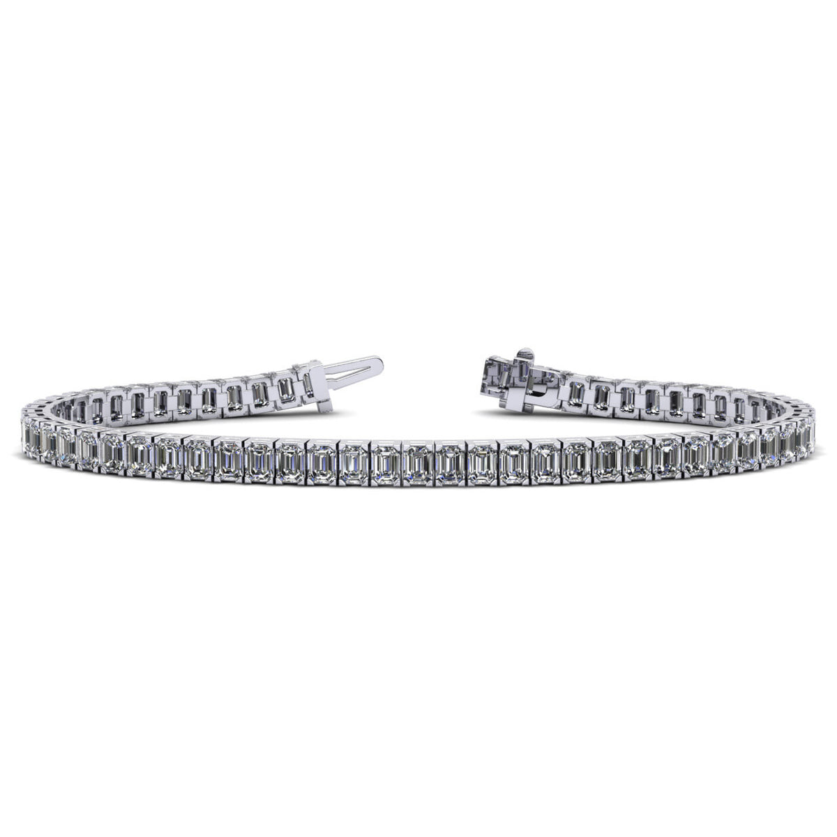 Platinum Diamond Tennis Bracelet, 15ct